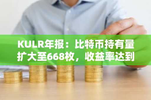 KULR年报：比特币持有量扩大至668枚，收益率达到181.1%