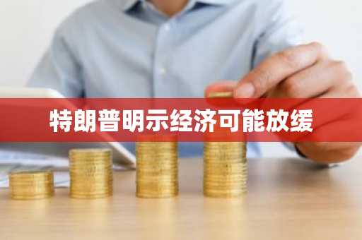 特朗普明示经济可能放缓