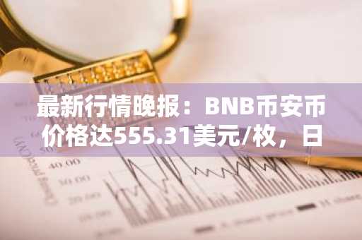 最新行情晚报：BNB币安币价格达555.31美元/枚，日内跌幅-1.01%