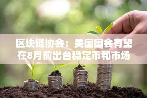 区块链协会：美国国会有望在8月前出台稳定币和市场结构法案