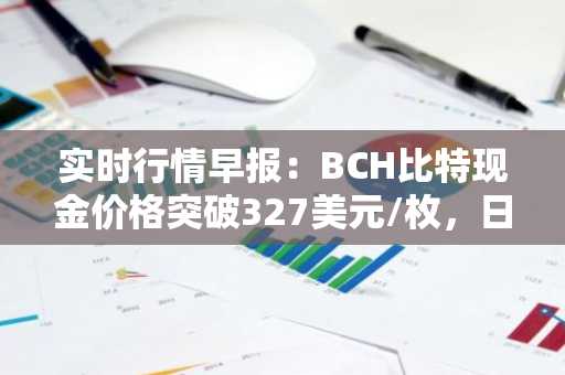 实时行情早报：BCH比特现金价格突破327美元/枚，日内涨3.51%