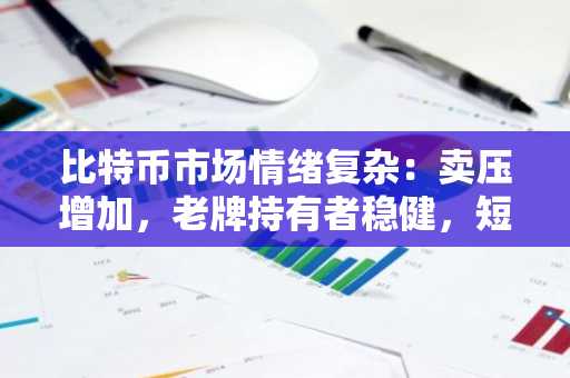 比特币市场情绪复杂：卖压增加，老牌持有者稳健，短期买家观望