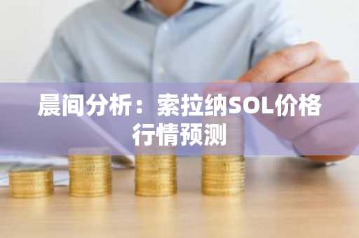 晨间分析：索拉纳SOL价格行情预测
