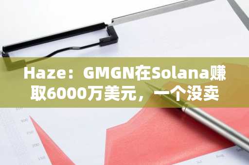 Haze：GMGN在Solana赚取6000万美元，一个没卖全部质押