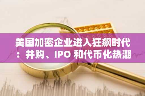 美国加密企业进入狂飙时代：并购、IPO 和代币化热潮
