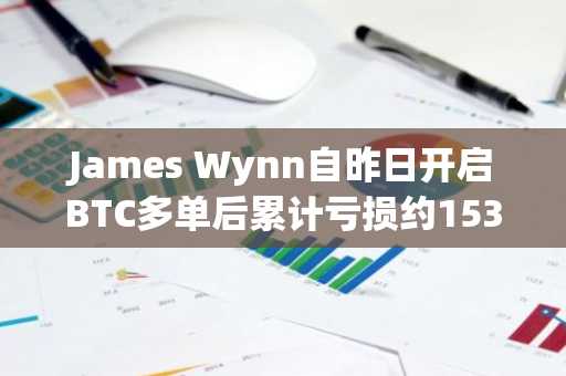 James Wynn自昨日开启BTC多单后累计亏损约1535.7万美元