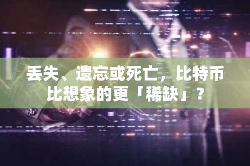 丢失、遗忘或死亡，比特币比想象的更「稀缺」？